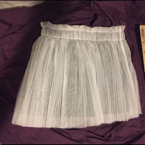 White Tool sparkly skirt large